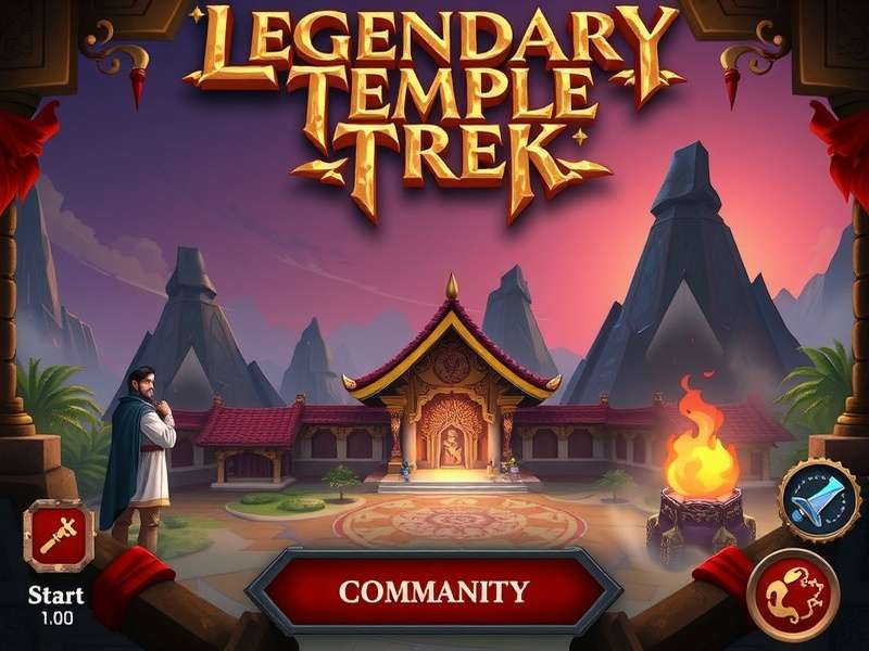 Legendary Temple Trek Game Screenshot